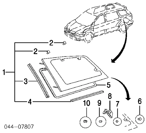 62743AE010 Toyota