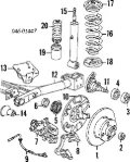 Подрамник задний Volkswagen Passat 3A2, 351, 312