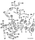 Передний стабилизатор Volkswagen Transporter 70A, 70H, 7DA, 7DH
