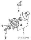 Шкив генератора VAG 06B903119C
