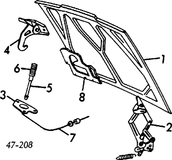 Капот Volvo 740 744