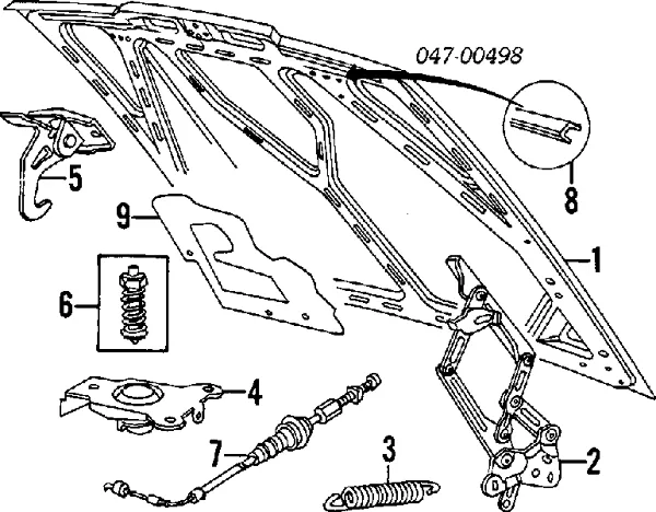 Капот Volvo 940 944