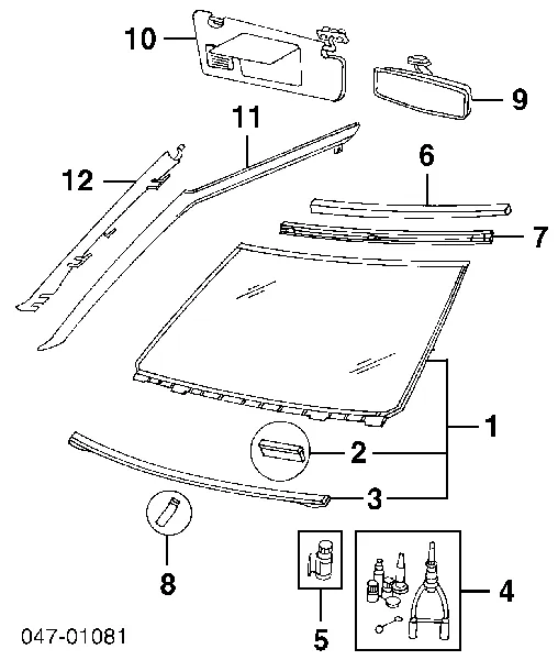 Лобовое стекло 30674693 Volvo