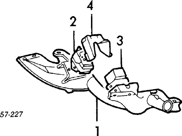 Правая подушка двигателя на Mitsubishi L 300  P0W, P1W, P2W