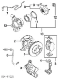 Цапфа передняя правая Land Rover Freelander L314