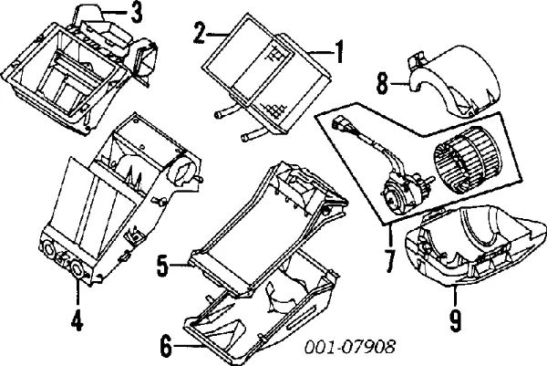 Радиатор печки 3092114 General Motors