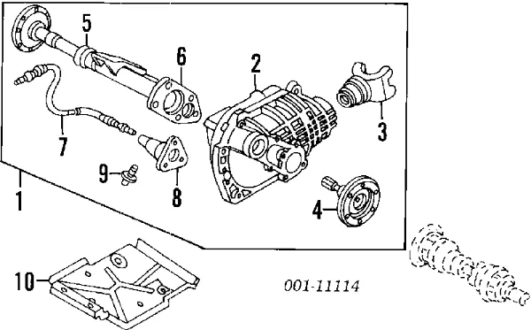 Передний мост 26029956 General Motors