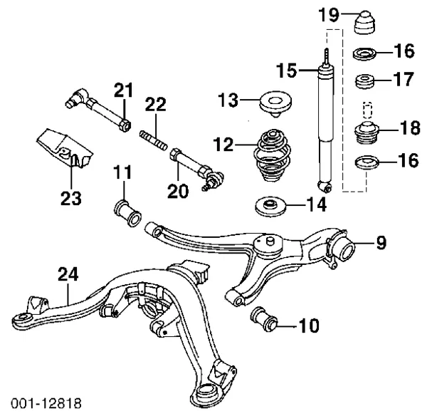 Втулка стабилизатора 90373771 General Motors