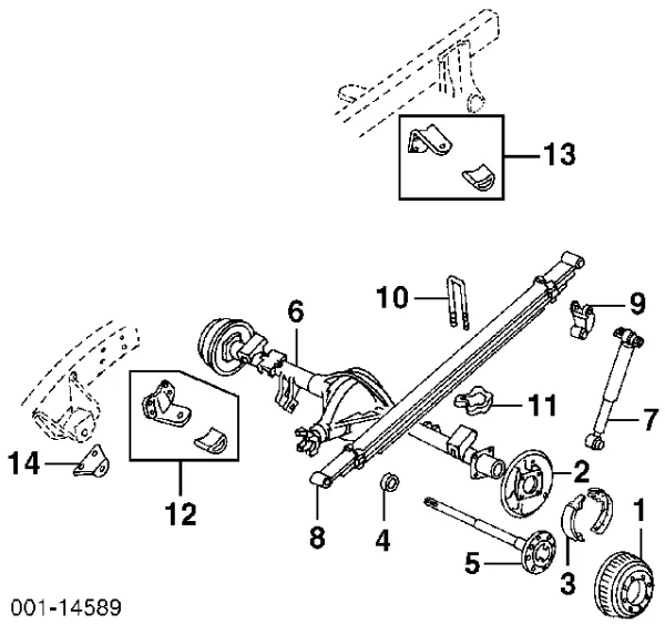 Амортизатор задний 22064655 General Motors