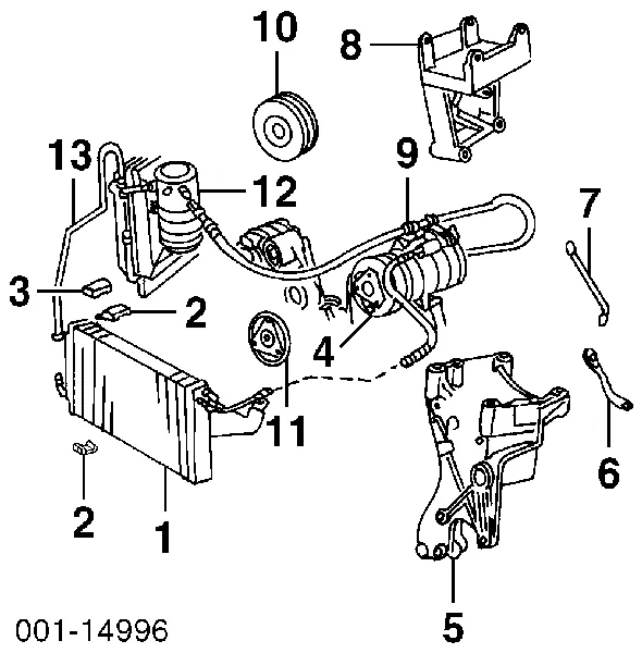 Радиатор кондиционера 52456513 General Motors