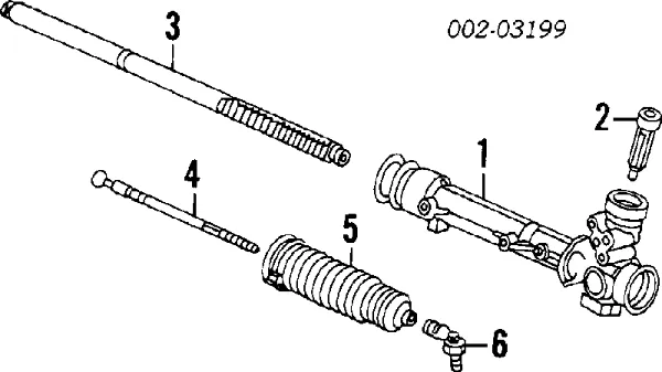 Рулевая тяга FO3Z3280A Ford