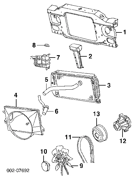 Ремень генератора 2L3Z8620CA Ford