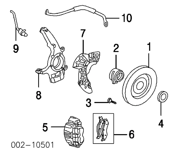 Передние тормозные диски XL1Z1125AA Ford