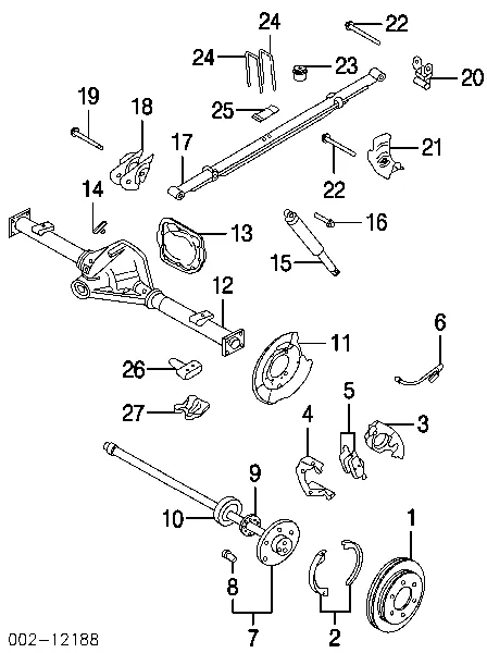 Ремкомплект суппорта 4L3Z2553AB Ford