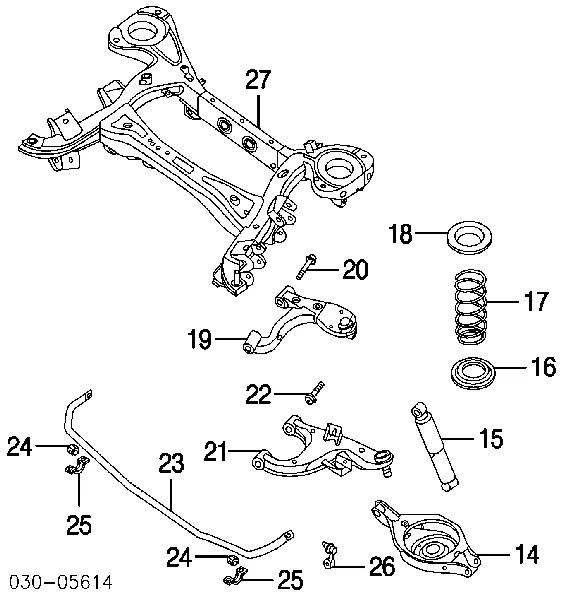Задняя пружина 550207S001 Nissan/Infiniti