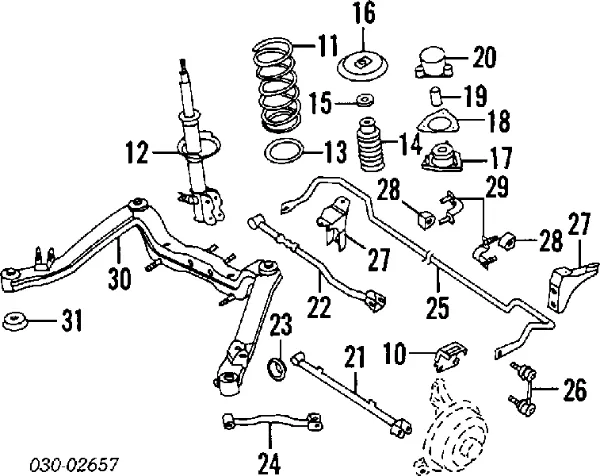 Пыльник заднего амортизатора 552410E100 Nissan/Infiniti