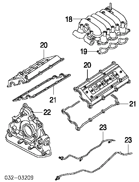 Прокладка клапанной крышки 8971723940 Honda