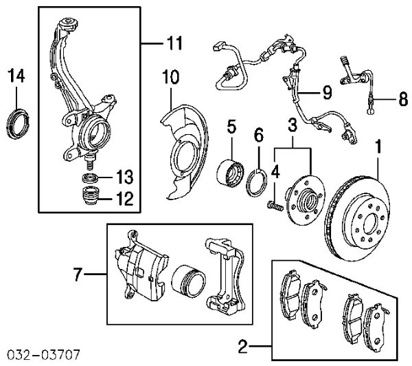 Шпилька колесная задняя 90113S5H005 Honda