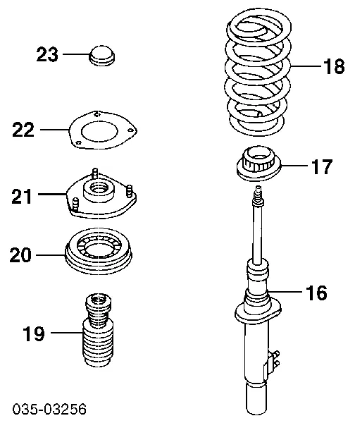 Передняя пружина T02034011 Mazda