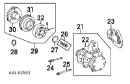 Шкив компрессора кондиционера TOYOTA 8840330290