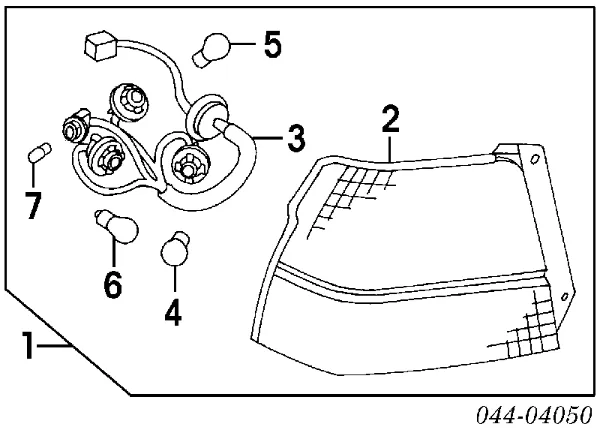 Задний фонарь 8155016590 Toyota