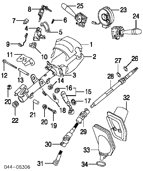 Замок водительской двери 6905742150 Toyota