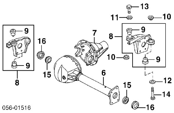 Сальник полуоси Isuzu Trooper UBS
