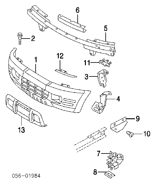 Защита передняя "кенгурятник" 8972918512 Honda