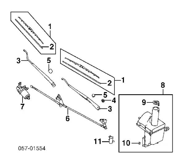Крышка бачка омывателя Mitsubishi Lancer IX
