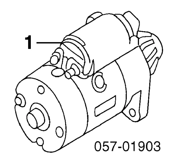 Стартер MD301348 Mitsubishi