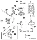 Пыльник опоры шаровой нижней MITSUBISHI MB176047