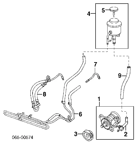 Шланг ГУР высокого давления 4441160430 Toyota