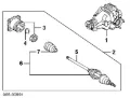 ШРУС внутренний задний TOYOTA 4236030040
