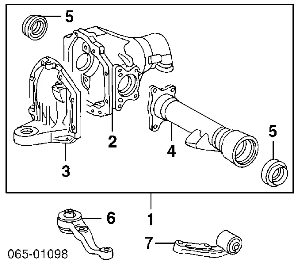 Передний редуктор 4111060820 Toyota