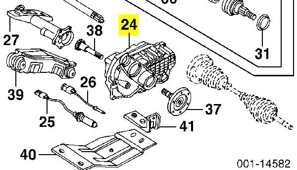 Главная пара моста 15572988 General Motors