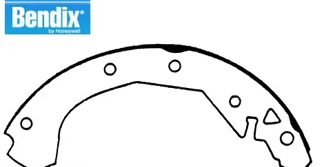 Задние барабанные колодки R564 Jurid/Bendix