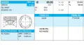 Поршни стандартные (комплект) Mitsubishi Eclipse D22A, D27A