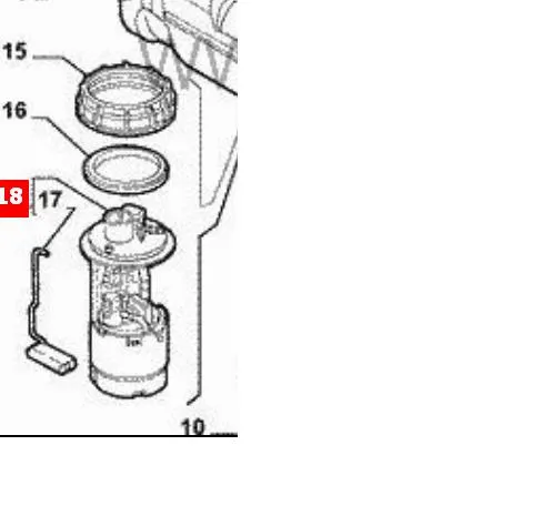 Бензонасос 46737620 Fiat/Alfa/Lancia