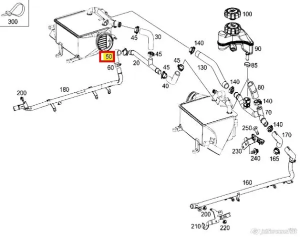 A2750981883 Mercedes Шланг для удаления воздуха