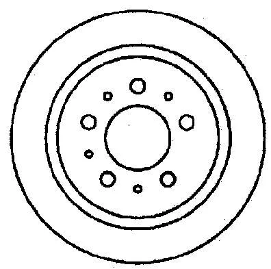 Тормозные диски 561506B Jurid/Bendix