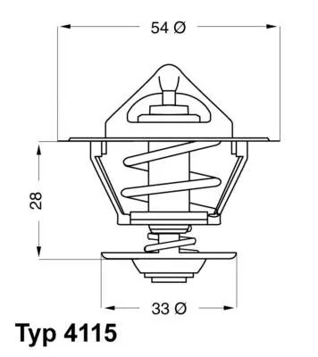 Термостат 411592D Wahler