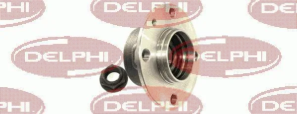 Задняя ступица BK390 Delphi