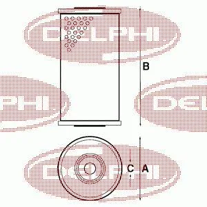 Топливный фильтр HDF504 Delphi