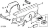 Подкрылок передний левый Audi 100 C3