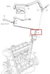 Патрубок вентиляции картерных газов Volvo 340/360 343, 345