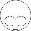 Поршень на 1 цилиндр 0093800 Mahle Original