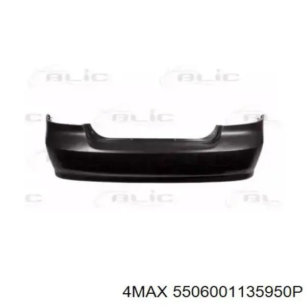 Задний бампер на Chevrolet Aveo II T250, T255