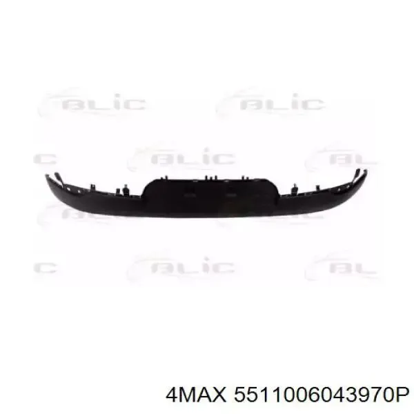 Нижняя часть заднего бампера 601499 Polcar