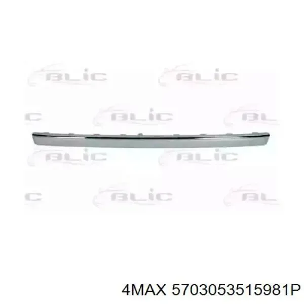 Молдинг бампера заднего центральный A2038852921 Mercedes