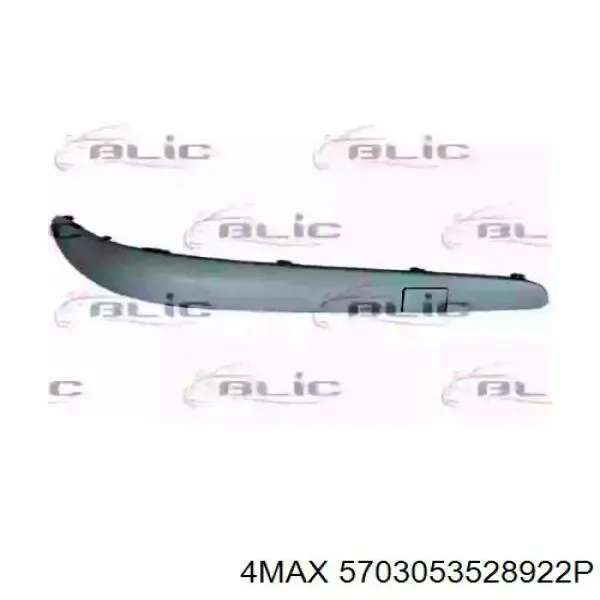 Молдинг бампера переднего правый 3528922 Starline